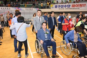 제16회 대전장애인 한마음대축제 휠체어 이어달리기